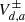 $ V_{d,a}^\pm $