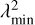 $\lambda _{\min }^2$