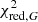 $ \chi^2_{{\rm red},G} $