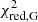 $ \chi^2_{\rm red,G} $