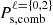 $ P_{\mathrm{s, comb}}^{\ell=\{0, 2\}} $
