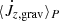 $ \langle \dot{J}_{z, \mathrm{grav}} \rangle_P $