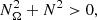 $$ \begin{aligned} N^2_{\Omega } + N^2 > 0, \end{aligned} $$
