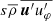 $ s \overline{\rho}\,\overline{{\boldsymbol{u}}^\prime u^\prime_{\varphi}} $