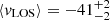 $ \langle v_{\mathrm{LOS}} \rangle=-41^{+2}_{-2} $