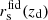 $ r_{\mathrm{s}}^{\mathrm{fid}}(z_{\mathrm{d}}) $