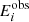 $ E^{\rm obs}_i $