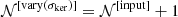 $ \mathcal{N}^{[\mathrm{vary}(\sigma_{\mathrm{ker}})]}=\mathcal{N}^{[\mathrm{input}]}+1 $
