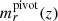 $ m_{r}^{\mathrm{pivot}}(z) $