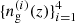 $ \{n_{\mathrm{g}}^{(i)}(z)\}_{i=1}^{4} $