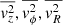 $ \overline{\mathit{v}_{z}^{2}}, \overline{\mathit{v}_{\phi}^{2}}, \overline{\mathit{v}_{R}^{2}} $