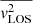 $ \overline{\mathit{v}_{\mathrm{LOS}}^{2}} $