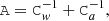 $$ \begin{aligned} \mathtt A = \mathtt C _{ w}^{-1} +\mathtt C _a^{-1}, \end{aligned} $$