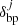 $ \delta_{\mathrm{bp}}^j $