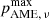 $ p_{\mathrm{AME},\,\nu}^{\mathrm{max}} $