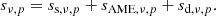 $$ \begin{aligned} {s}_{\nu ,p} = {s}_{\mathrm{s} ,\nu ,p} + {s}_{\mathrm{AME} ,\nu ,p} + {s}_{\mathrm{d} ,\nu ,p}. \end{aligned} $$