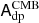 $ {\textsf{A}}_{\mathrm{dp}}^{\mathrm{CMB}} $