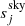 $ s_{j}^\mathrm{sky} $