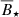 $ \overline{B}_\star $
