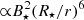 $ {\propto}B_\star^2 (R_\star/r)^6 $