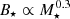 $ B_\star \propto M_\star^{0.3} $
