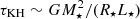 $ \tau_{\rm KH} \sim G M_\star^2/(R_\star L_\star) $