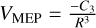 ${V_{{\rm{MEP}}}} = {{ - {C_3}} \over {{R^3}}}$