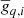 $ \overline{g}_{q, i} $