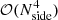 $ \mathcal{O}(N_{\mathrm{side}}^4) $