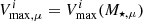 $ V_{\mathrm{max},\mu}^{i} = V_{\mathrm{max}}^{i}(M_{\star, \mu}) $