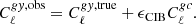 $$ \begin{aligned} C_\ell ^{g{ y},\mathrm{obs}} = C_\ell ^{g{ y},\mathrm{true}}+\epsilon _{\rm CIB}C_\ell ^{gc}. \end{aligned} $$