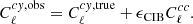 $$ \begin{aligned} C_\ell ^{c{ y},\mathrm{obs}} = C_\ell ^{c{ y},\mathrm{true}}+\epsilon _{\rm CIB}C_\ell ^{cc}. \end{aligned} $$