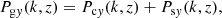 $$ \begin{aligned} P_{\mathrm{g}{ y}}(k,z)&= P_{\mathrm{c}{ y}}(k,z)+P_{\mathrm{s}{ y}}(k,z), \end{aligned} $$