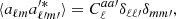 $$ \begin{aligned} \langle a_{\ell m}a_{\ell \prime m\prime }^{\prime *} \rangle = C_\ell ^{aa\prime }\delta _{\ell \ell \prime }\delta _{mm\prime }, \end{aligned} $$
