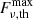 $ F^{\max}_{\nu, \mathrm{th}} $