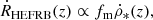 $$ \begin{aligned} \dot{R}_{\mathrm{HEFRB}}(z) \propto f_{\mathrm{m}}\dot{\rho }_*(z), \end{aligned} $$
