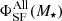 $ \Phi_{\mathrm{SF}}^{\mathrm{All}}(M_{\star}) $