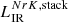 $ L_{\mathrm{IR}}^{{NrK}, \mathrm{stack}} $