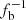 $ f_{\mathrm{b}}^{-1} $