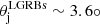 $ \theta_{\mathrm{j}}^{\mathrm{LGRBs}} \sim 3.6\circ $