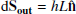$ \mathrm{d}\mathbf{S_{out}} = hL\mathbf{\hat{n}} $