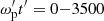 $ \omega_{\rm p}^\prime t^\prime = 0{-}3500 $