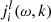$ j_{i}^l(\omega,k) $
