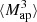 $ {\langle{{M_{\mathrm{ap}}^{3}}}\rangle} $