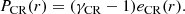$$ \begin{aligned} P_{\rm CR}(r)=(\gamma _{\rm CR} - 1 ) e_{\rm CR}(r). \end{aligned} $$