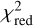 $\chi _{{\rm{red}}}^2$