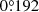 $ 0{{\overset{\circ}{.}}}192 $