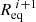 $ {R^{~i+1}_{\mathrm{eq}}} $