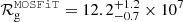 $ \mathcal{R}_{\mathrm{g}}^{\tt MOSFiT}=12.2^{+1.2}_{-0.7}\times10^7 $