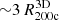 $ {\sim}3\,R_{\mathrm{200c}}^{\mathrm{3D}} $